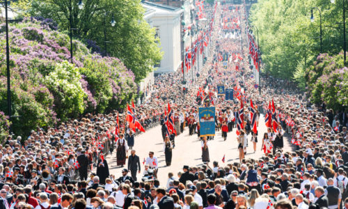 Musserende vin på nasjonaldagen